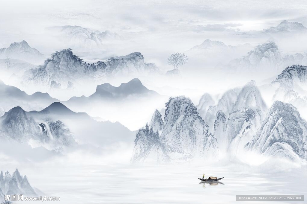 新中式背景墙