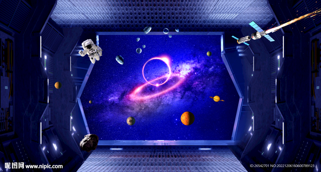 星空立体画