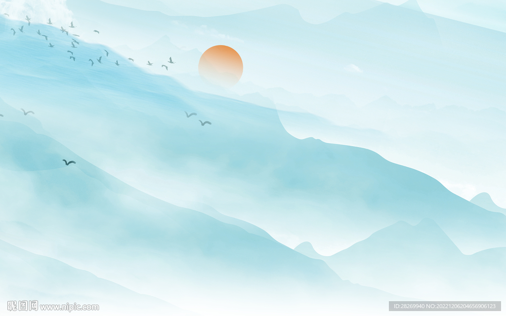 水墨山水 