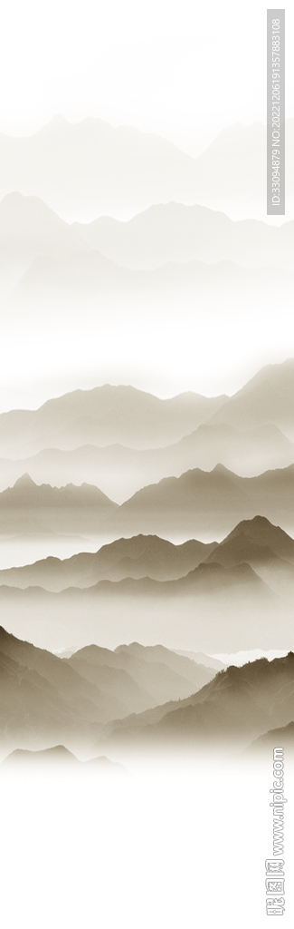 高清山水平开门打印图
