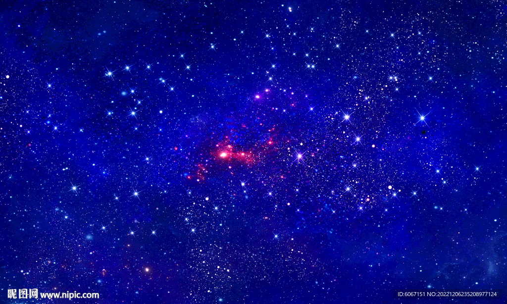 蓝色星空背景