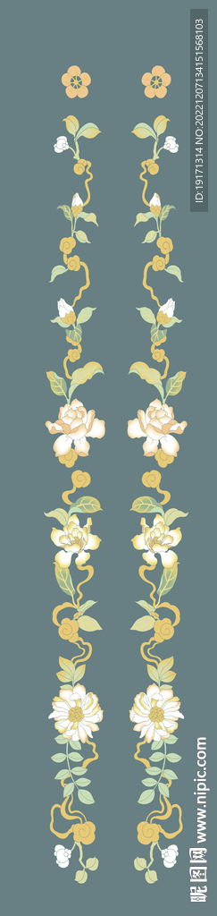 花卉缠枝纹