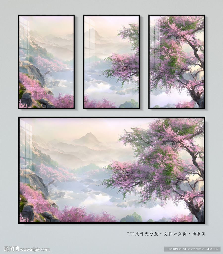 新中式抽象画