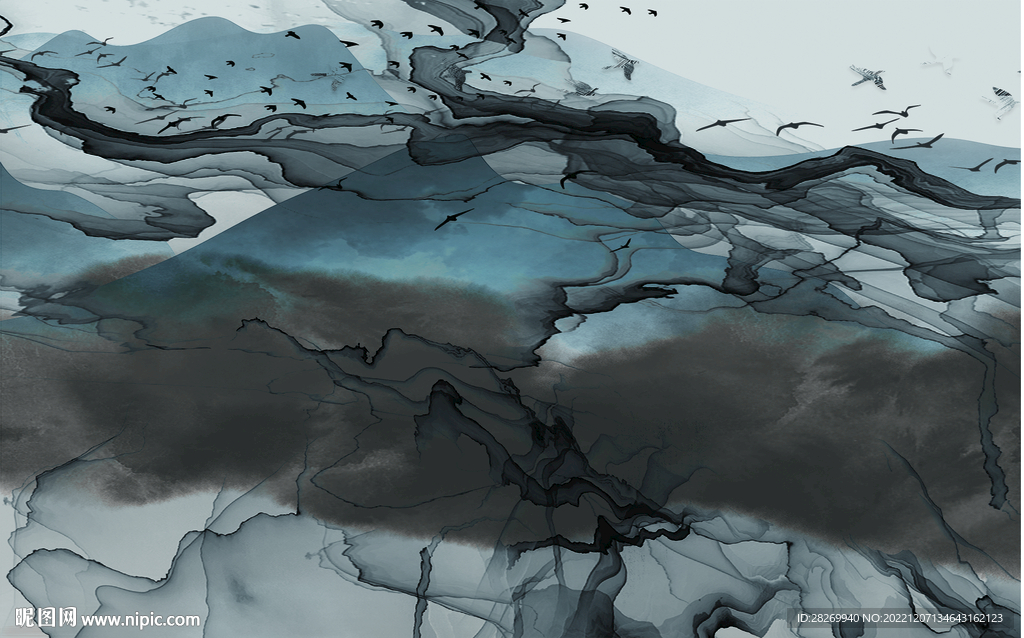 水墨山水 