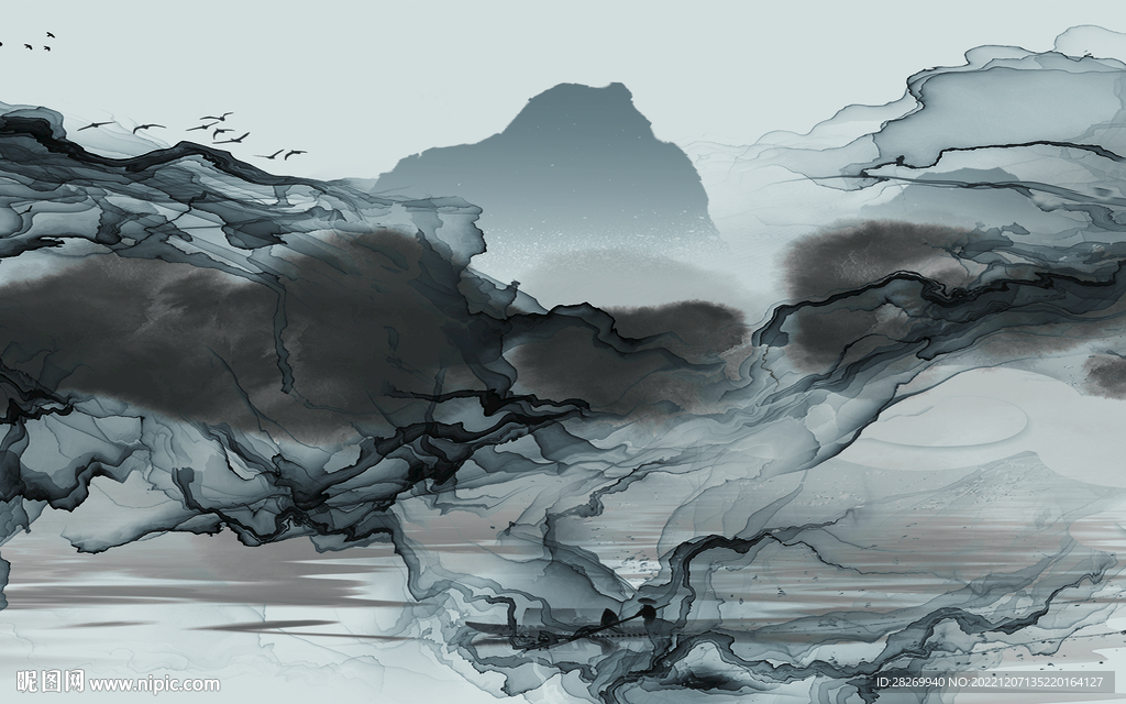 水墨山水 