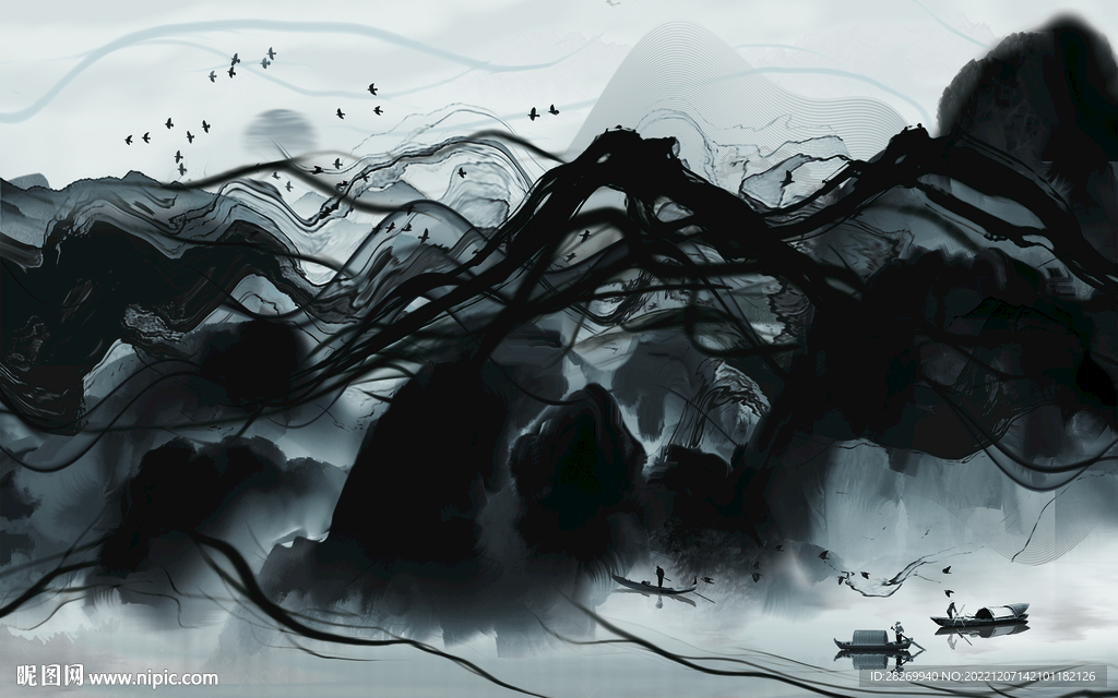 山水 