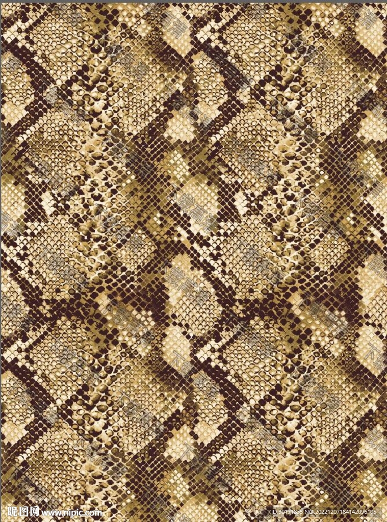 数码印花 蛇纹