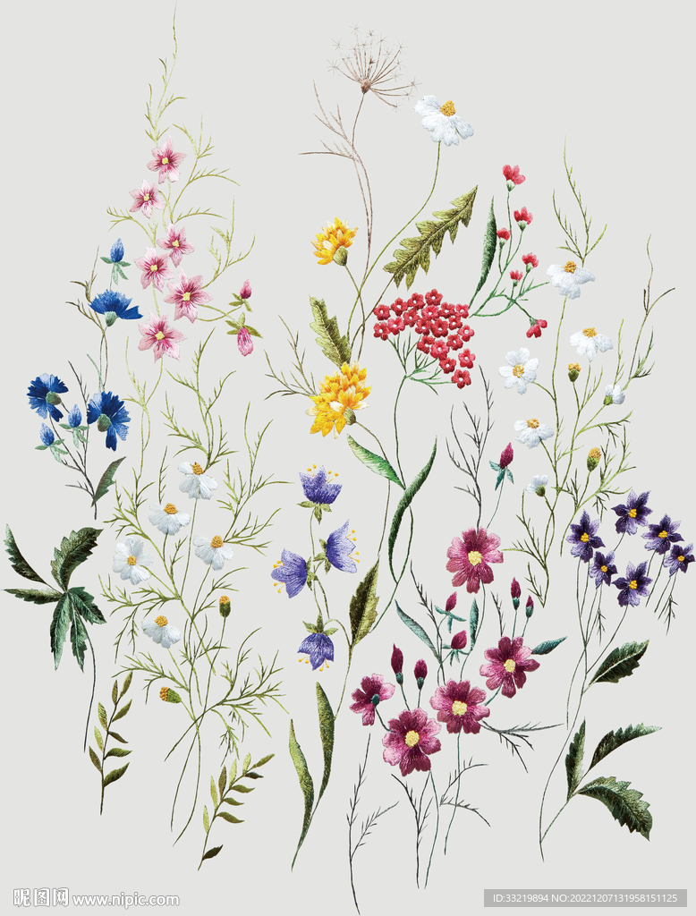 刺绣花