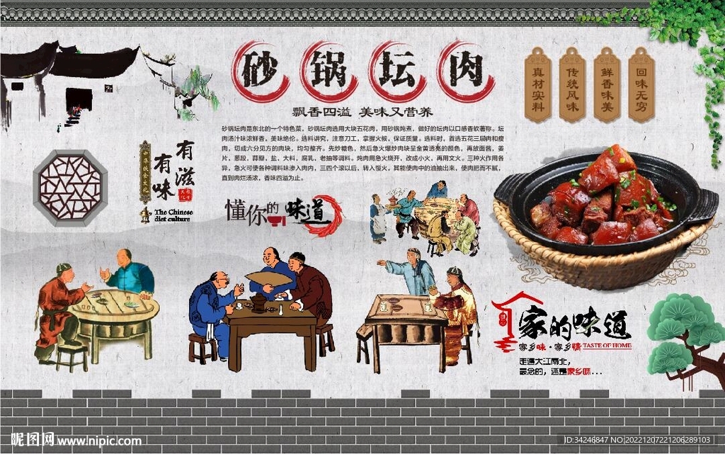 砂锅坛肉