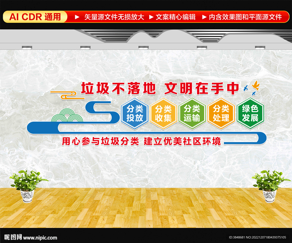 垃圾分类文化墙