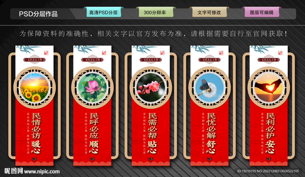 五民五心文化墙