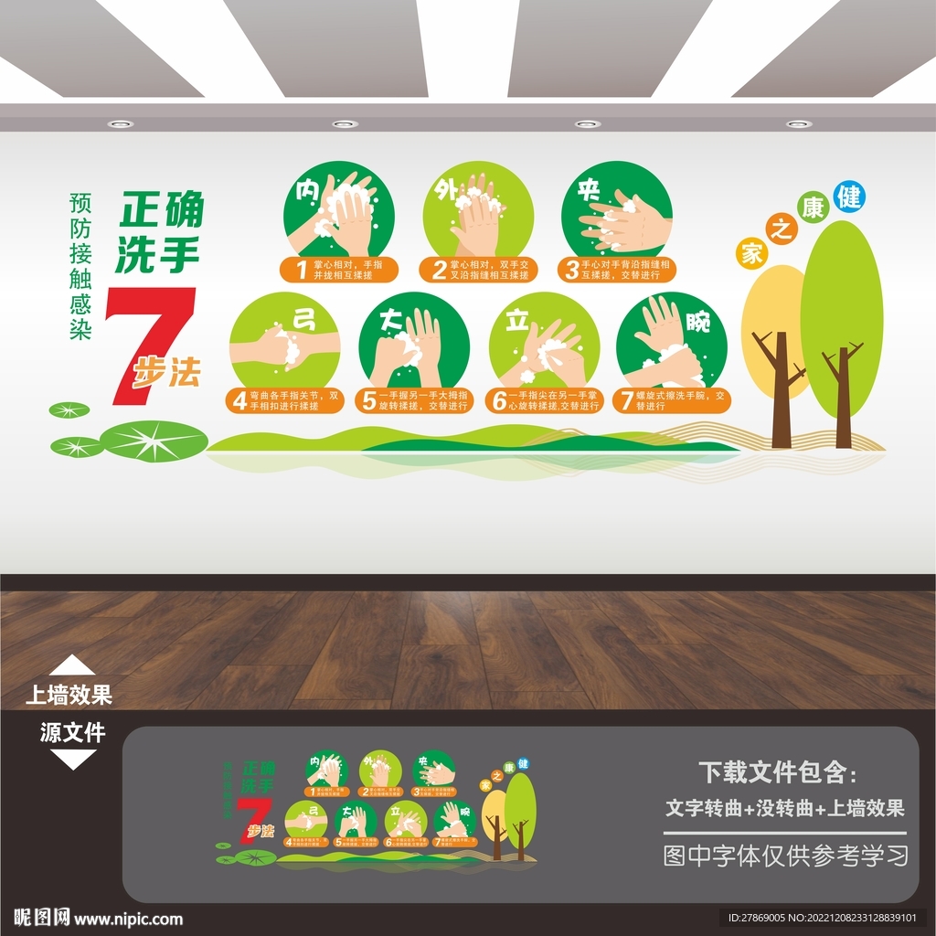 七步洗手法