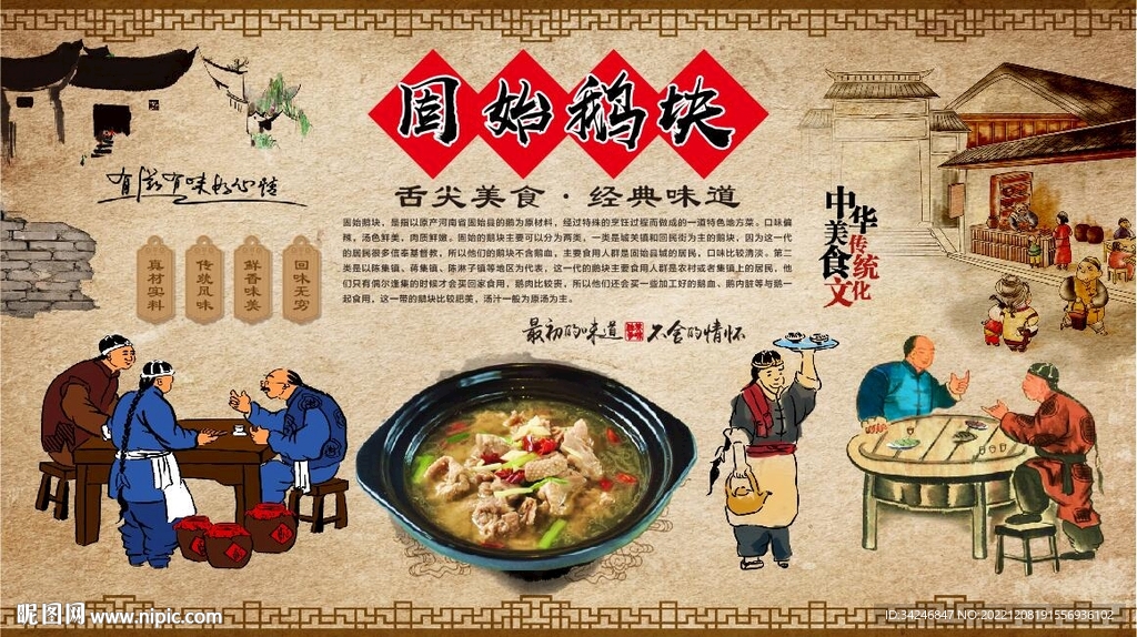 固始鹅块