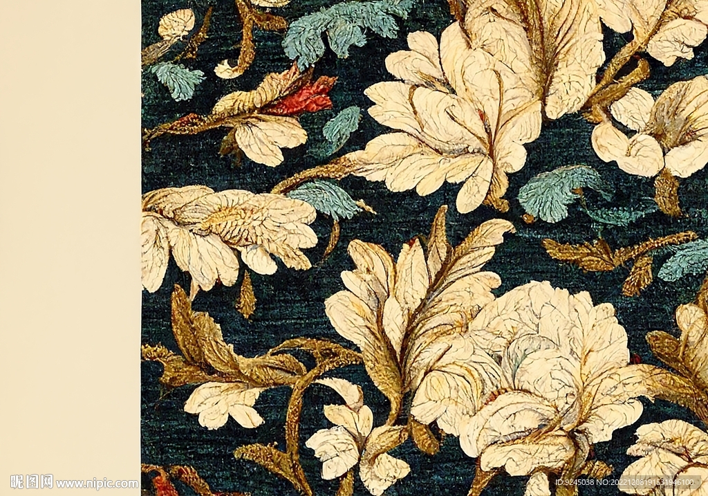 轻奢复古欧式花纹地垫地毯