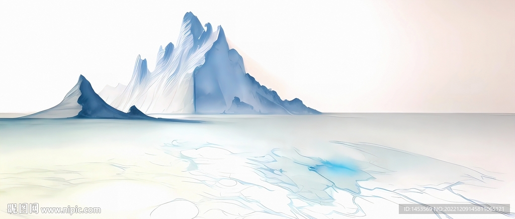 雪山素描