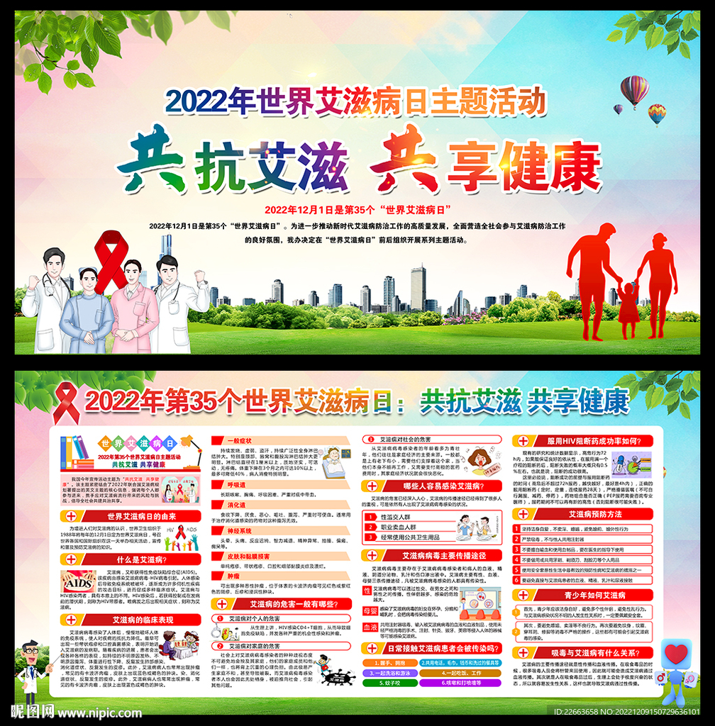 艾滋病宣传栏