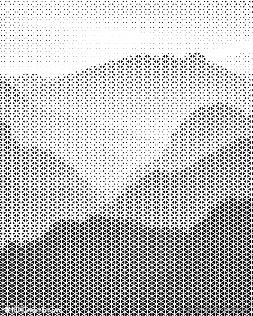 点状山