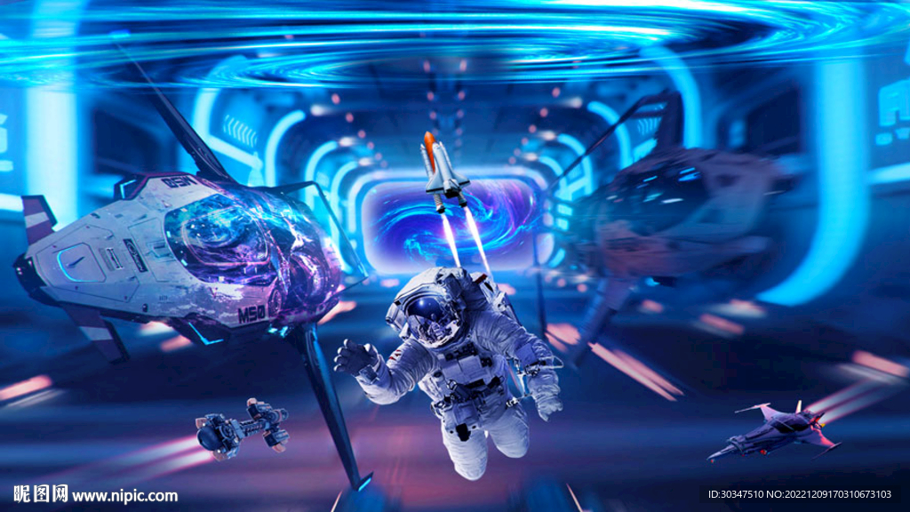 空间站飞船宇航员