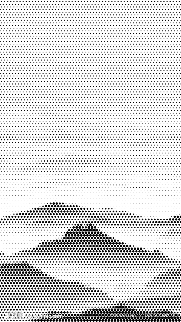 点状山