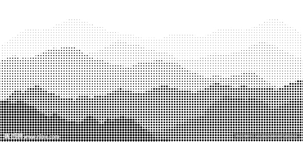 点状山 