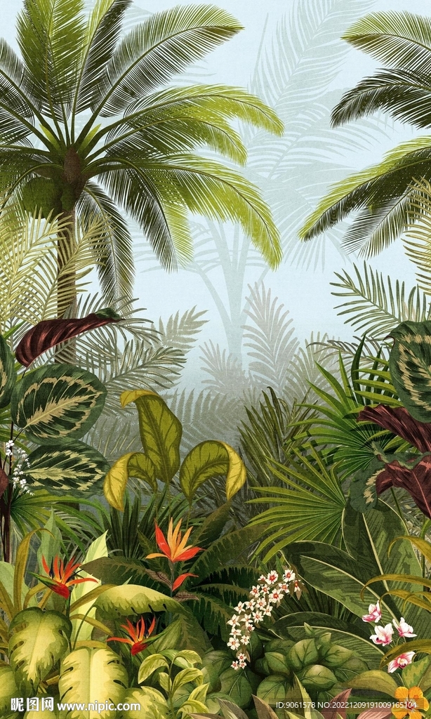 植物森林背景壁纸