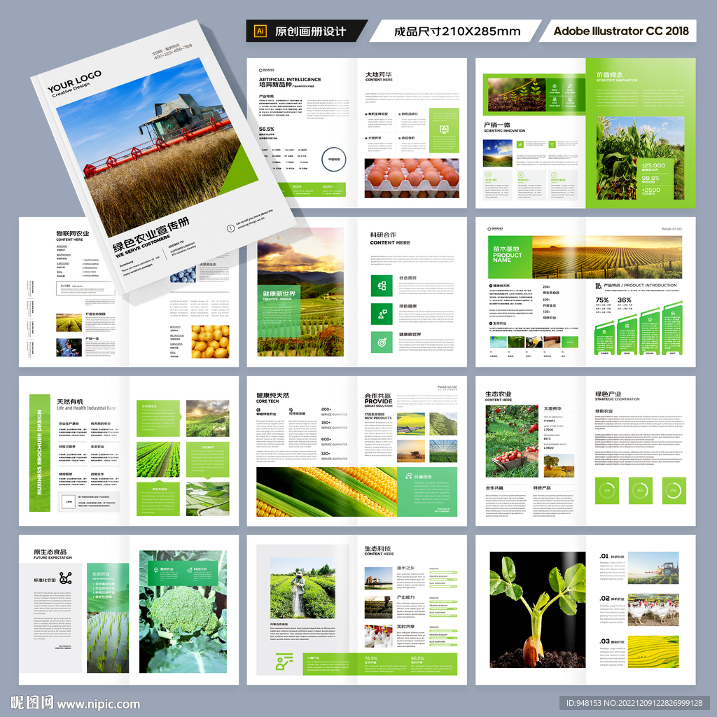 农业合作社画册