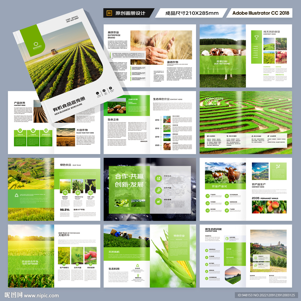 农产品宣传册