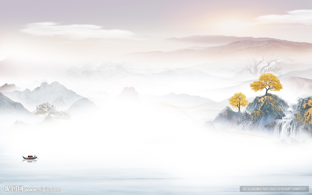 最 新上架山水画 tIF分层图