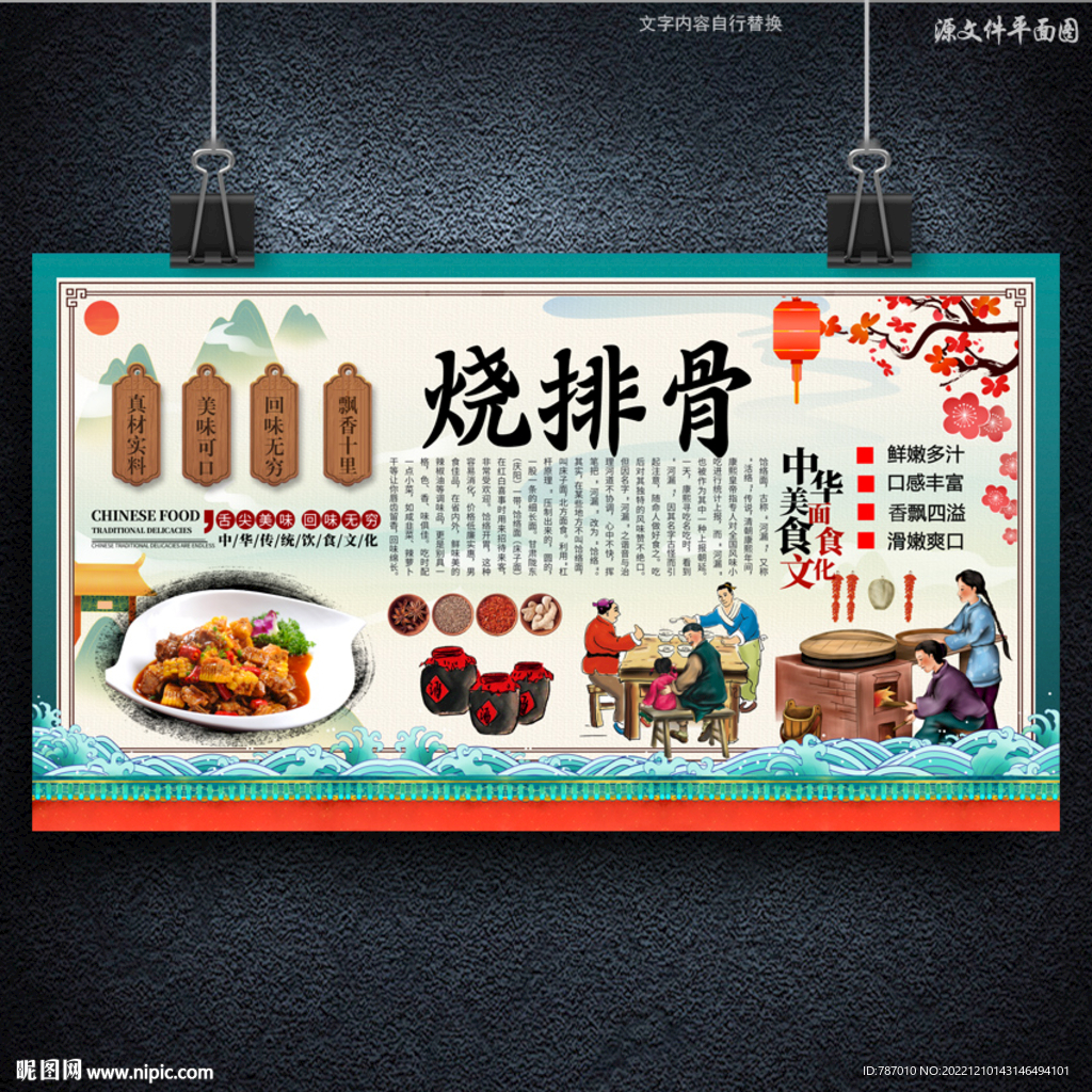 烧排骨