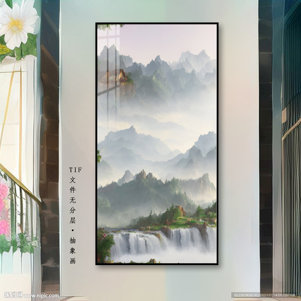 禅意山水画
