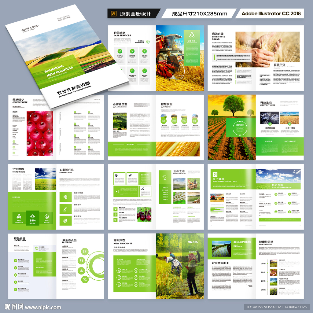 农产品宣传册