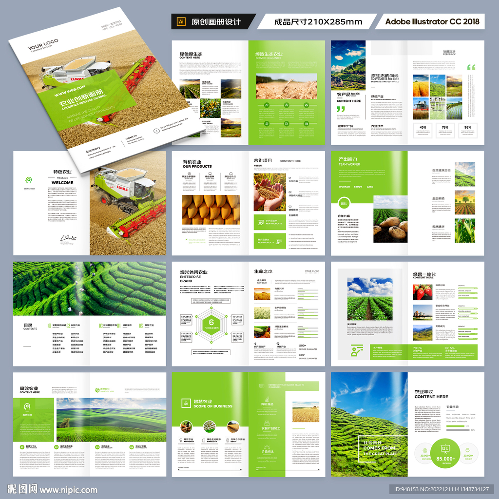 农产品画册