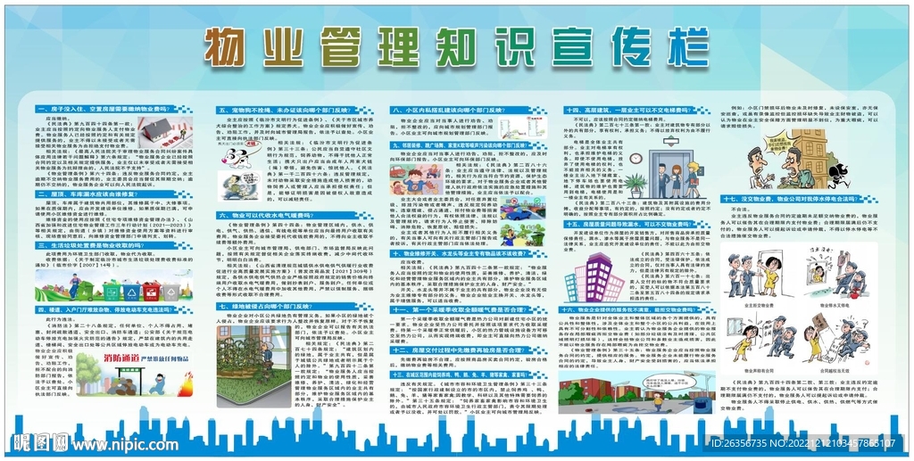 物业管理知识宣传栏