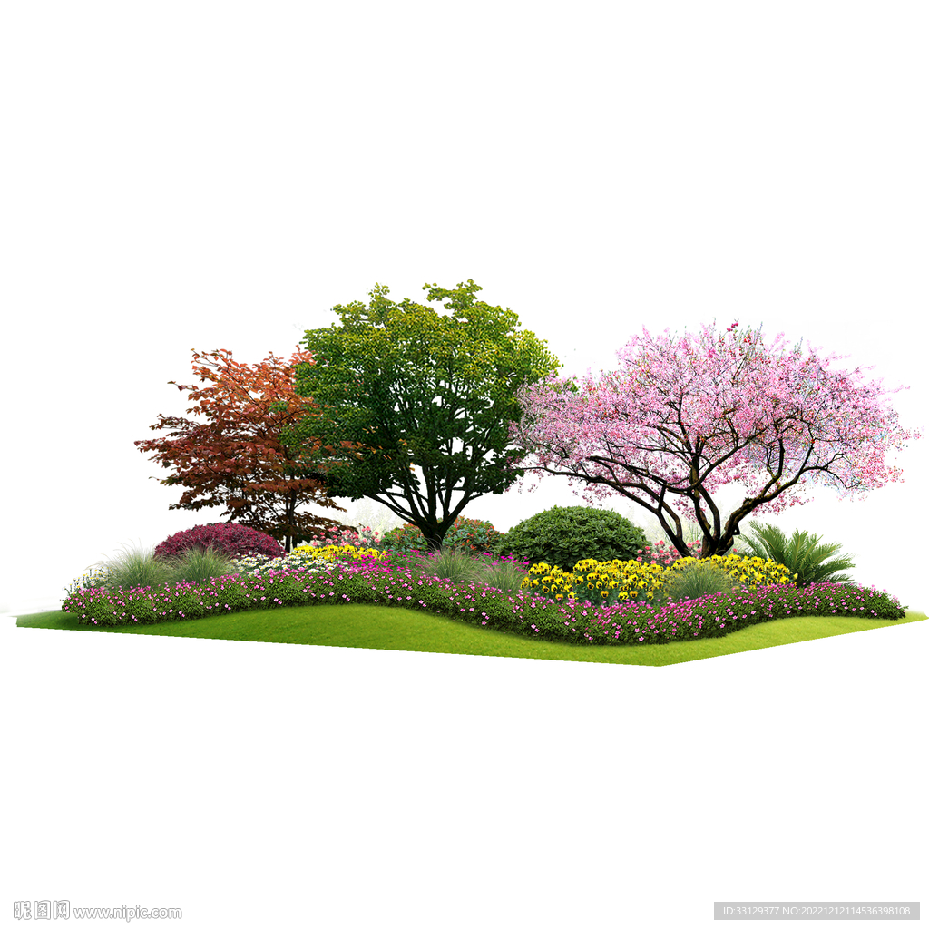 植物组团psd