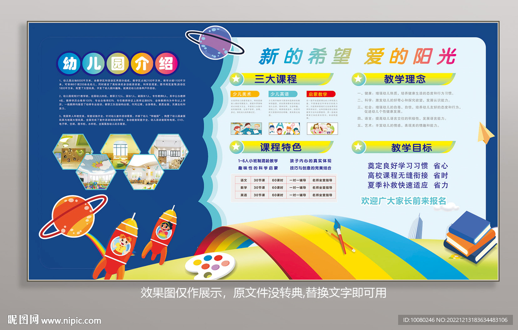 幼儿园宣传栏 