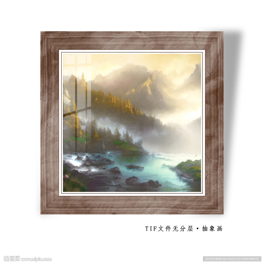 玄关风景装饰画