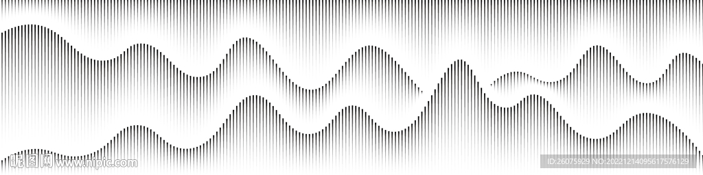 新中山线条山水画