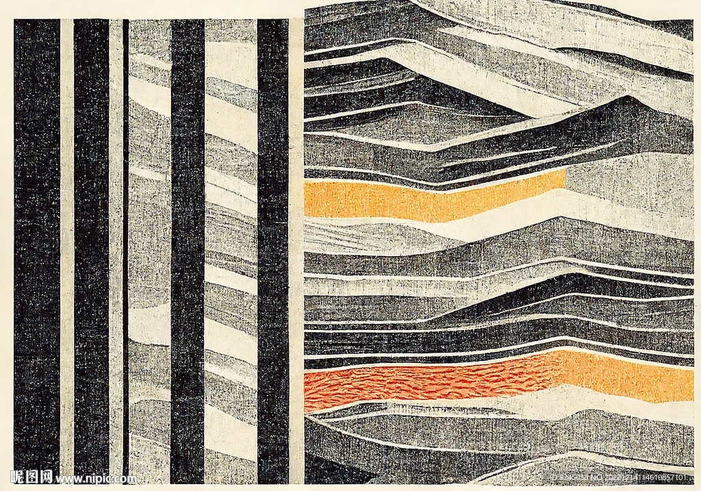 现代简约抽象几何轻奢地毯地垫