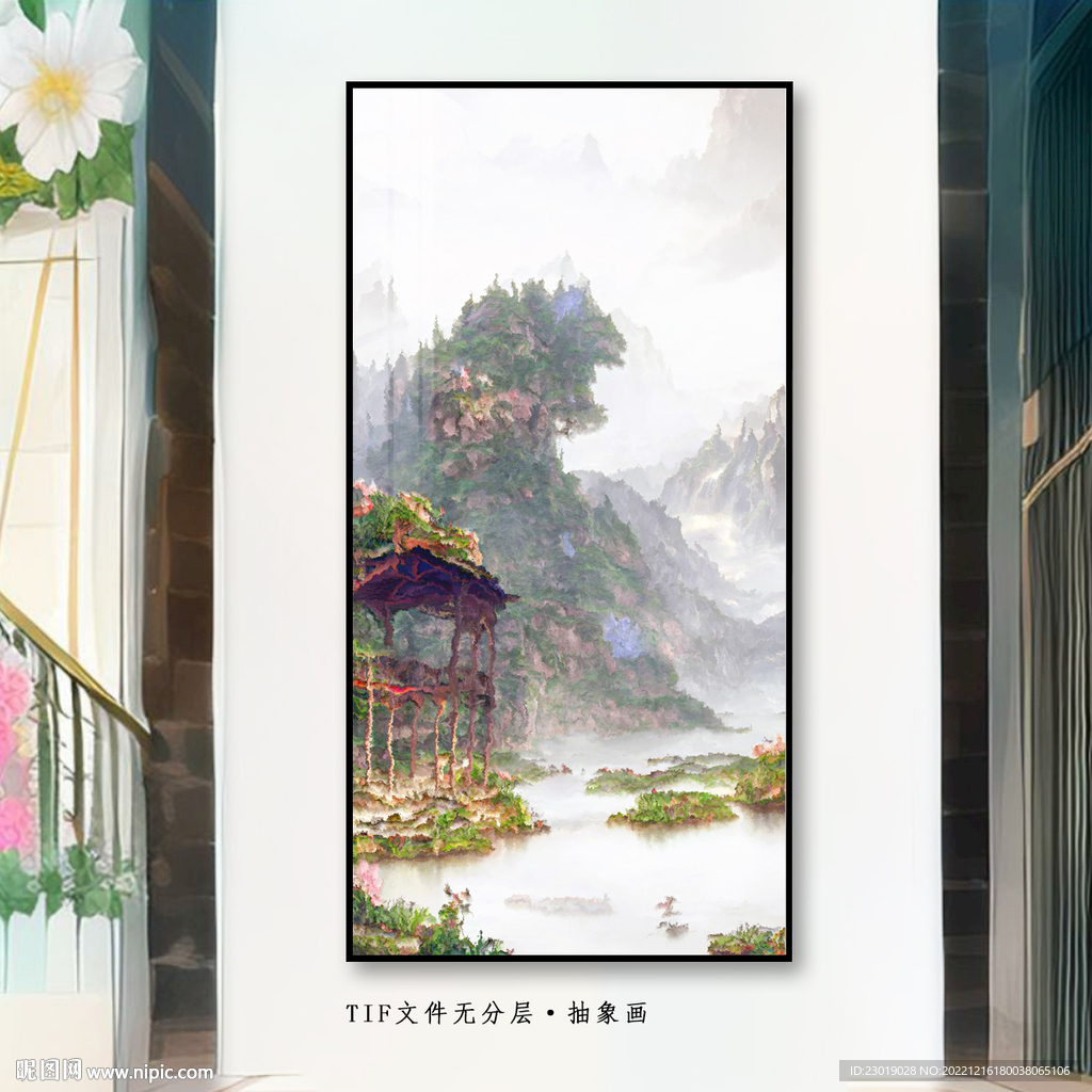 抽象油画