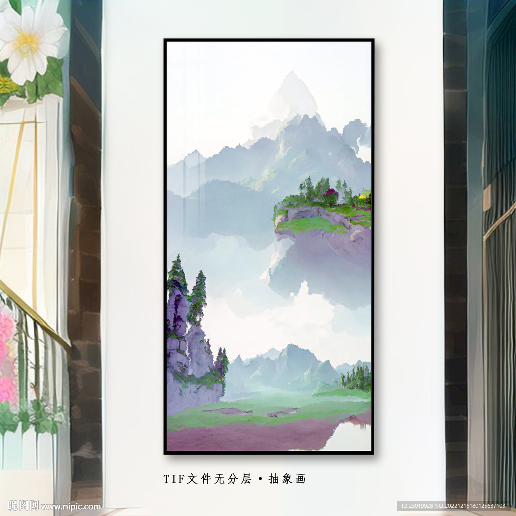 抽象油画
