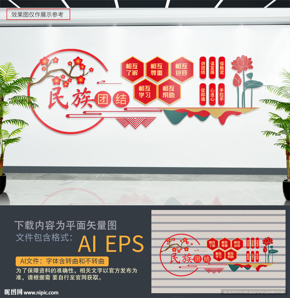 民族团结文化墙