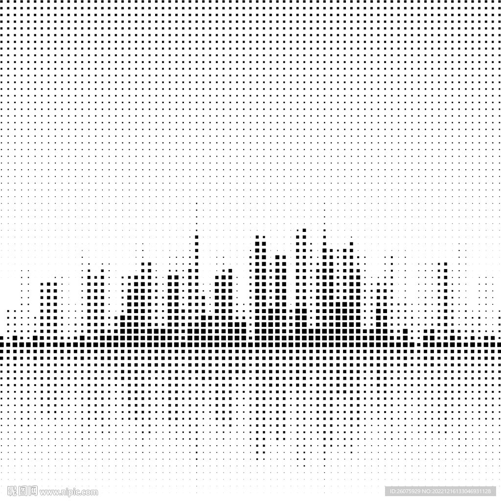 城市剪影铝单板冲孔