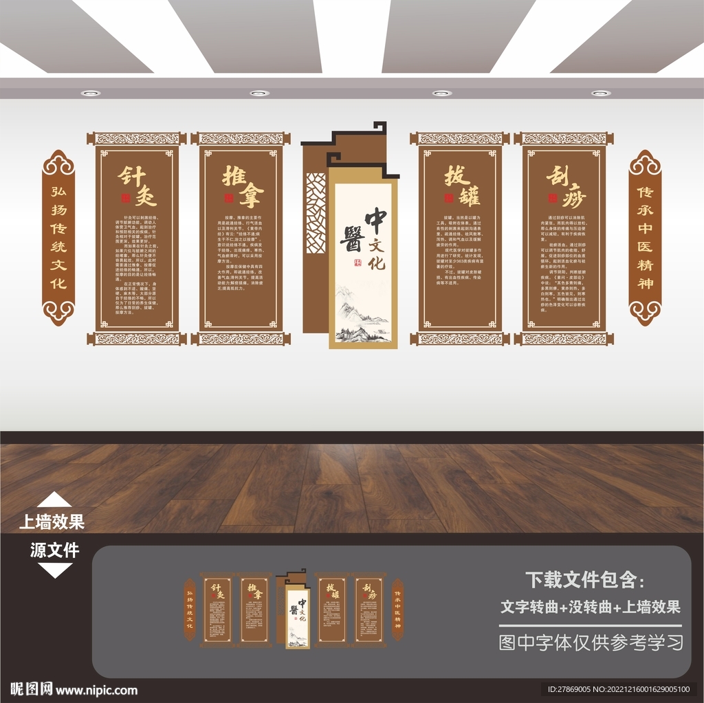 中医养生文化海报展板