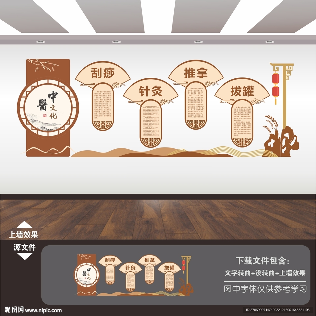 中医养生文化海报展板