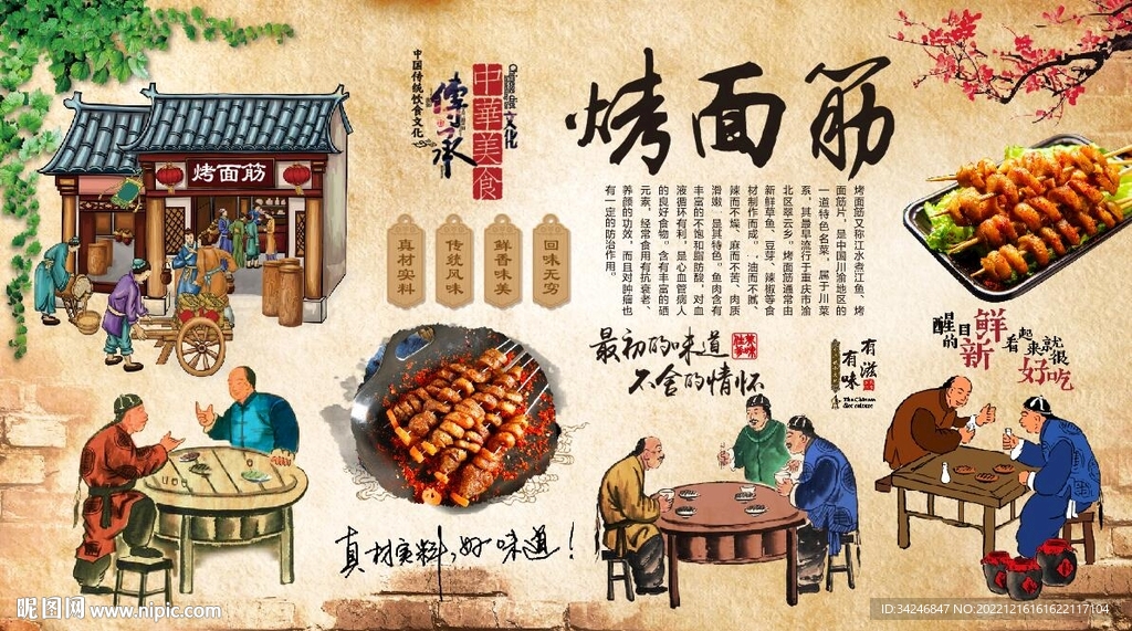 烤面筋