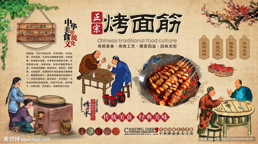 烤面筋