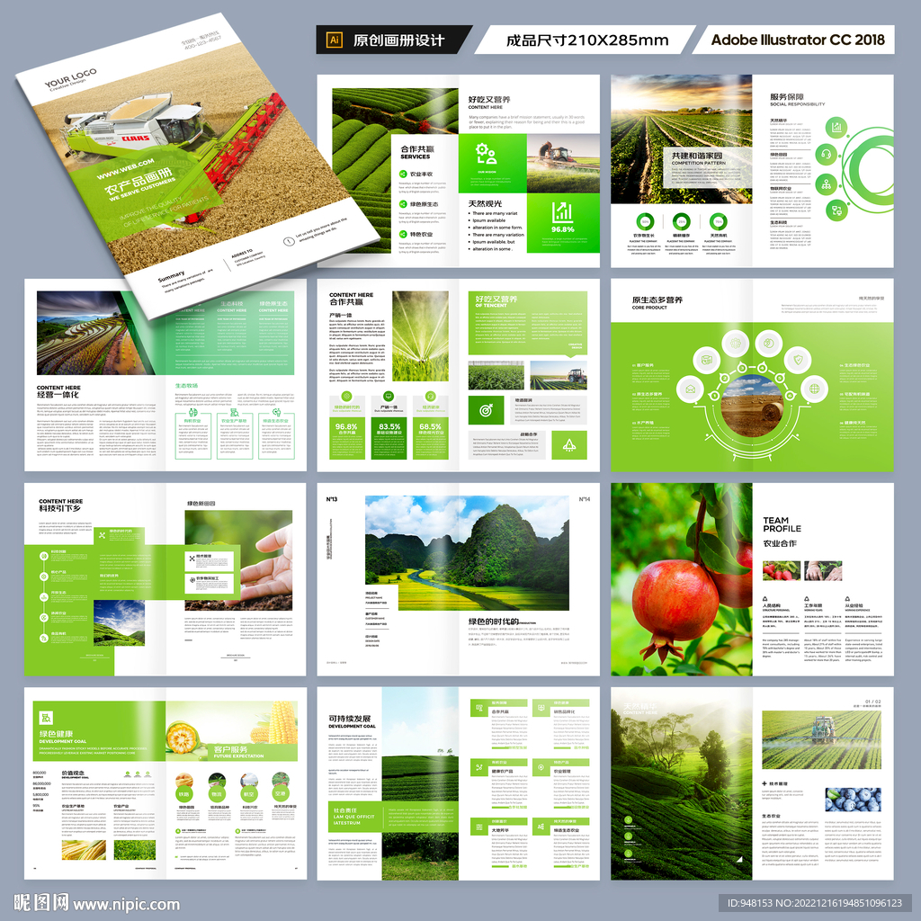 农业合作社画册