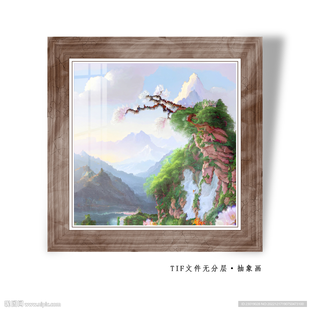 抽象油画