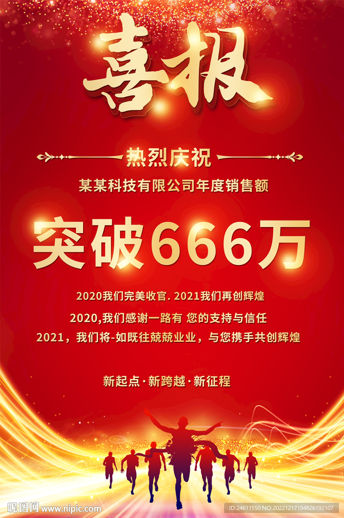 喜报海报