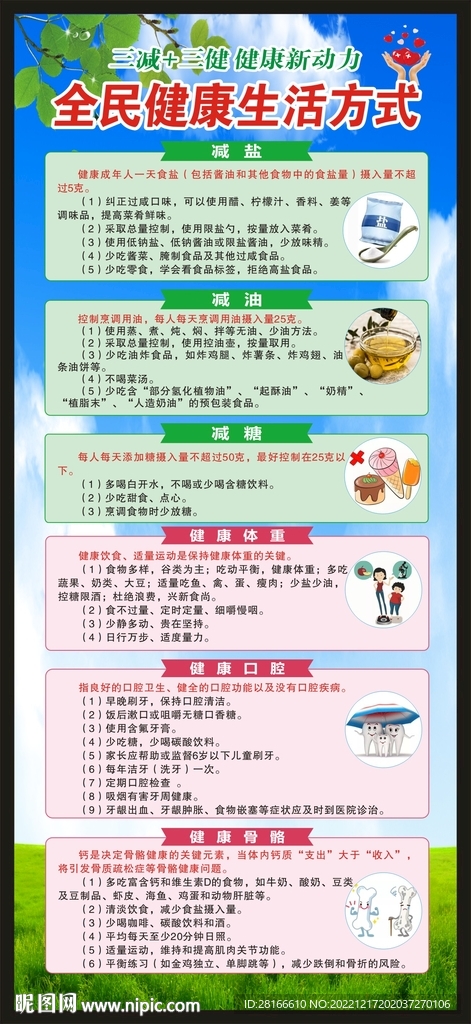 健康教育知识展架